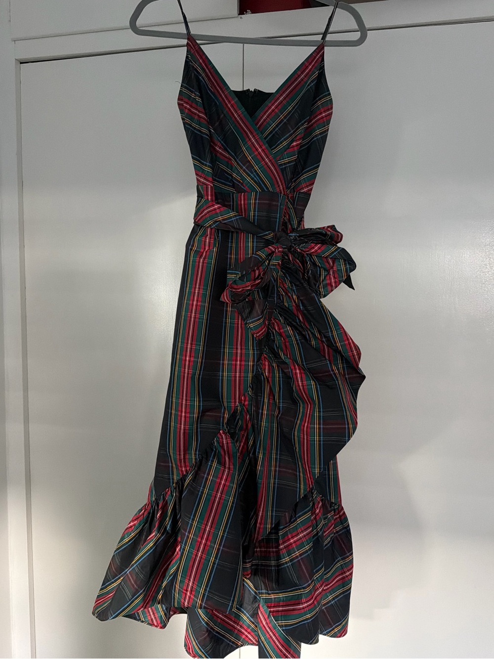 J.Crew vintage Plaid Ruffle dress